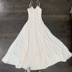 Halston Heritage White Gown